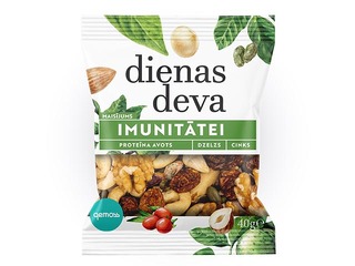 Riekstu un žāvētu augļu maisījums Dienas deva, 3 x 5 veidu paka