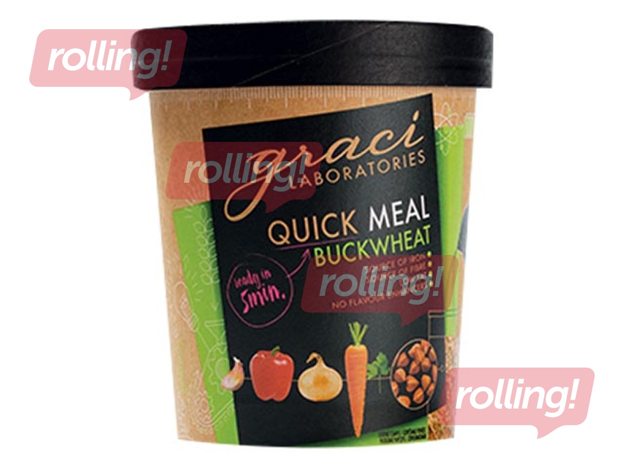 Ātri pagatavojama maltīte Graci, griķu, 75g