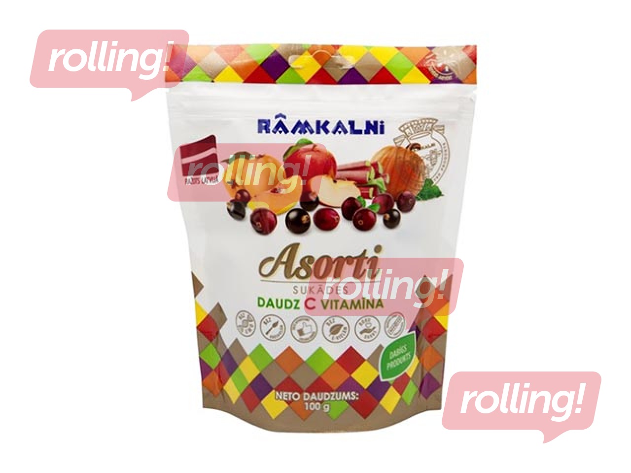 Assorted candies Rāmkalni, 100g