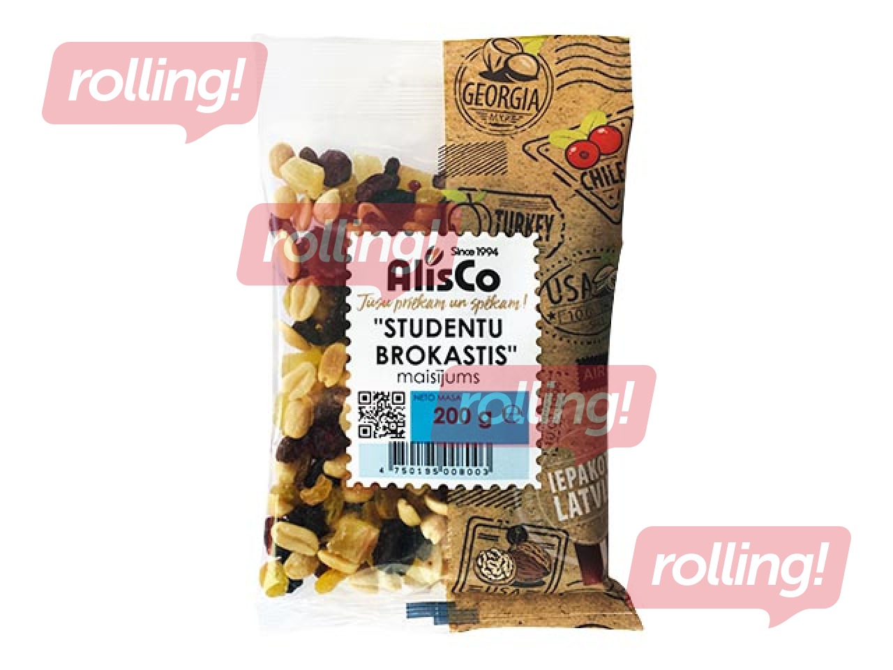 Mix Studentu Brokastis AlisCo, 200g