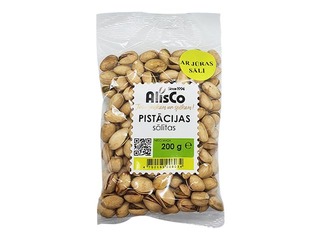 Pistācijas AlisCo, grauzdētas, sālītas, 200g
