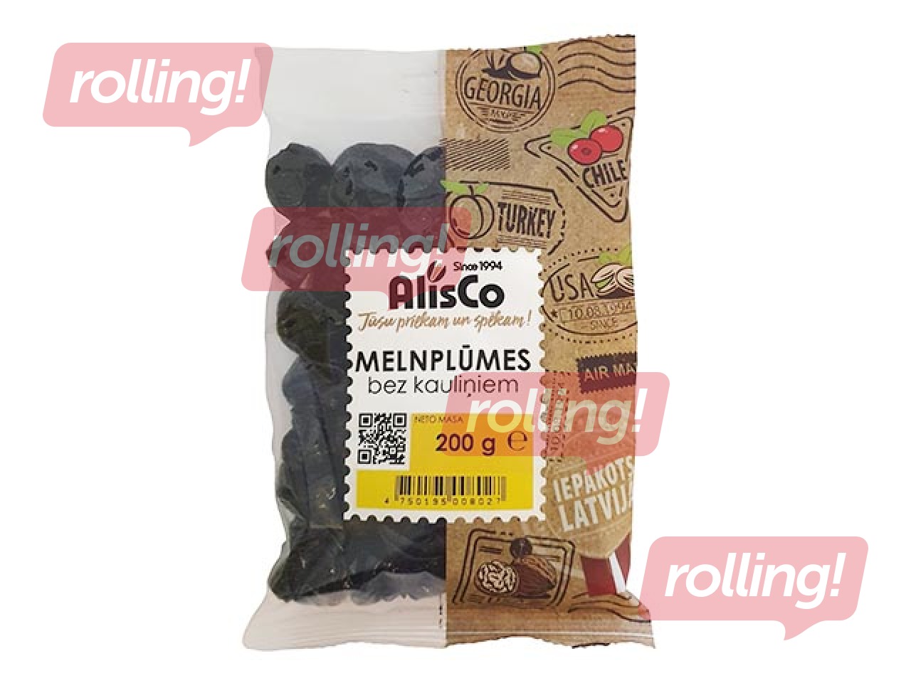 Melnplūmes AlisCo, 200g 