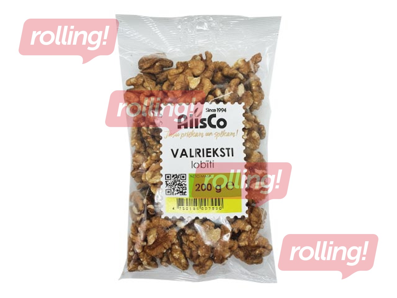 Kooritud pähklid AlisCo, 200 g