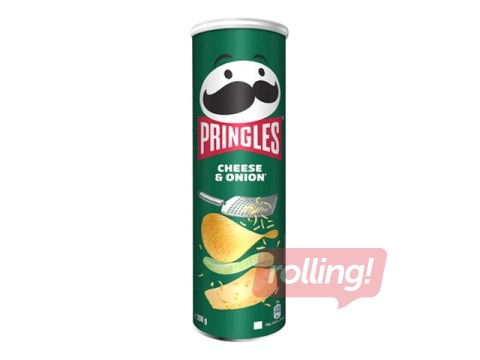 Čipsi Pringles ar sieru un sīpoliem, 165g