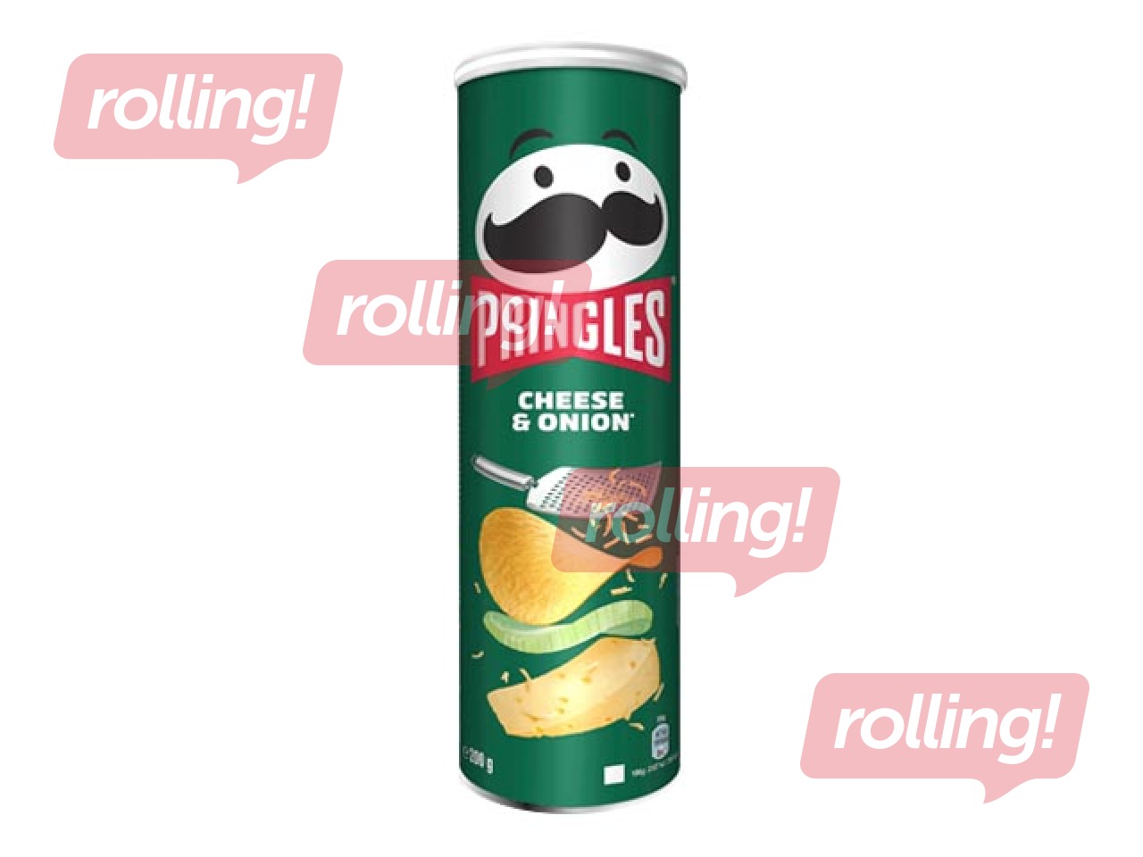 Čipsi Pringles ar sieru un sīpoliem, 165g