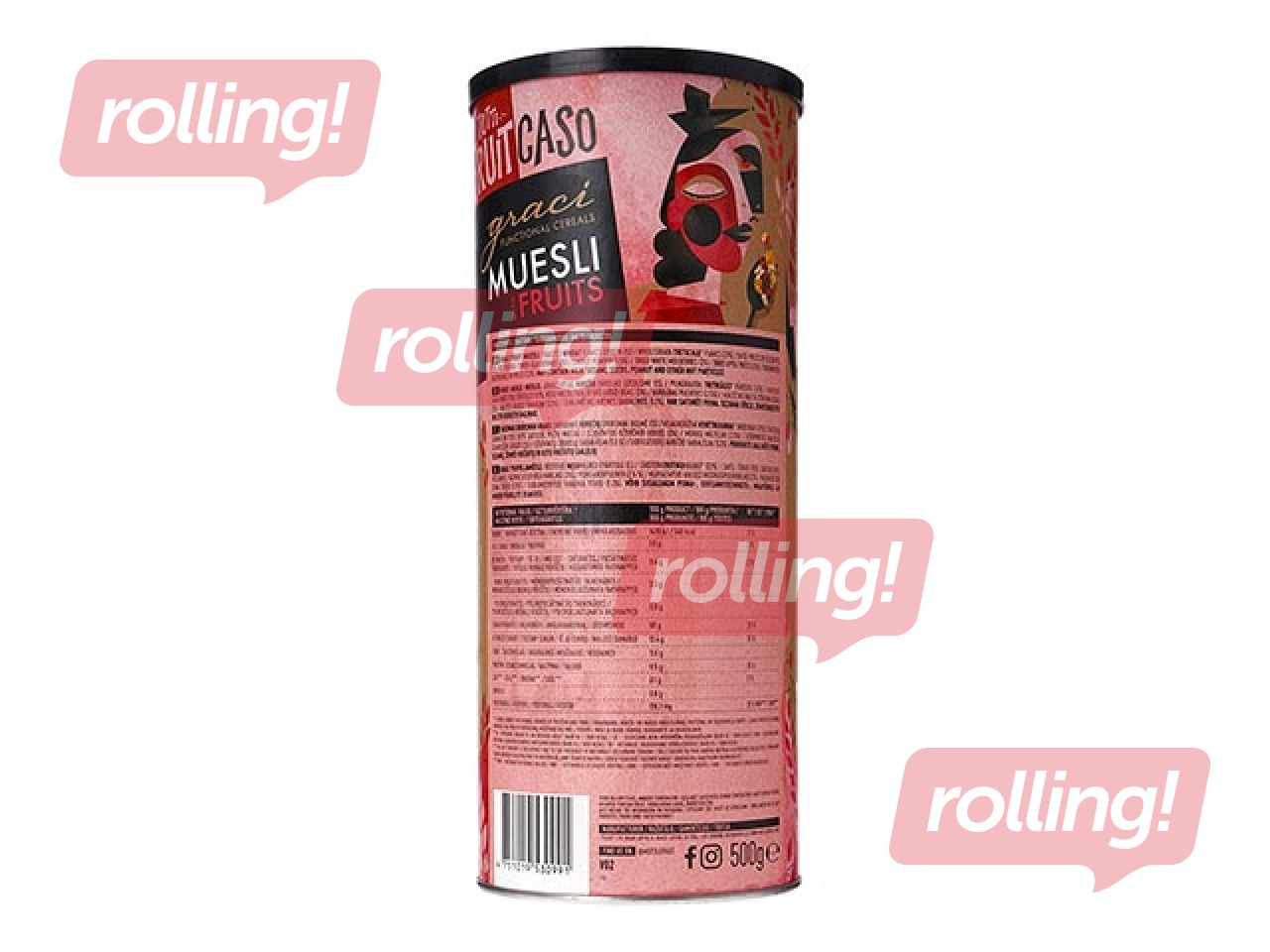 Müsli Graci puuviljadega, 500 g
