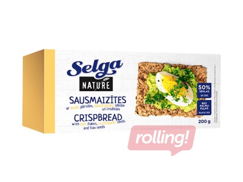 Sausmaizītes Selga Nature ar auzu pārslām un sēklām, 200g