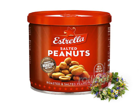 Soolatud maapähklid metallpurgis, Estrella, 140 g +Jaanipäeva kingitus!