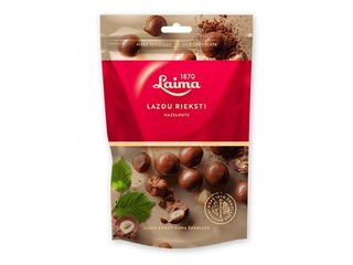 Hazelnuts in milk chocolate Laima, 140 g
