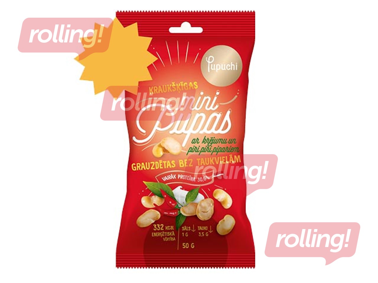 Pupuchi piri piri pipraga, 50 g