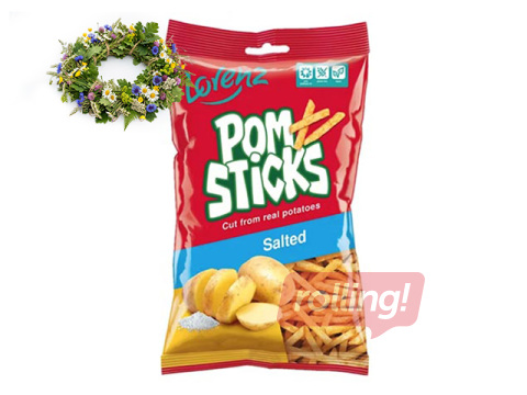 Kartulilaastud, soolased, Lorenz Pomsticks, 100 g +Jaanipäeva kingitus!