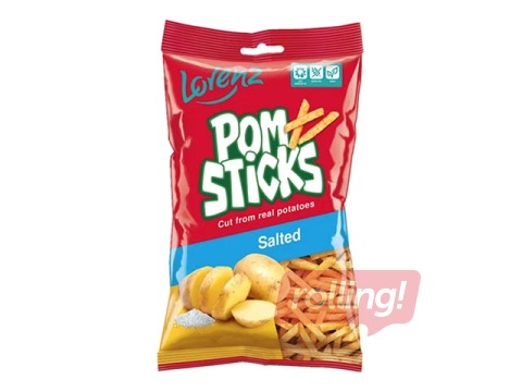 Kartulilaastud, soolased, Lorenz Pomsticks, 100g