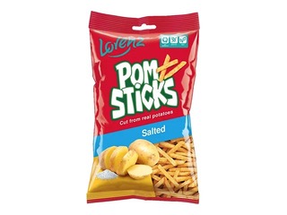 Kartulilaastud, soolased, Lorenz Pomsticks, 100g
