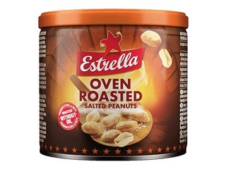 Ahjus röstitud soolatud maapähklid, Estrella, 140 g