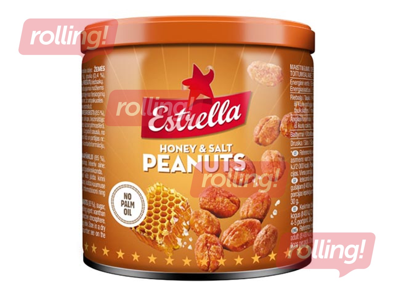 Meega soolatud maapähklid, Estrella, 140 g