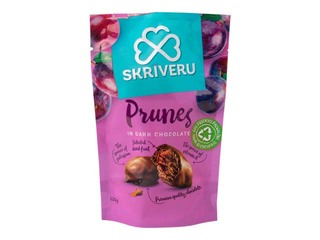 Ploomid tumedas šokolaadis Skriveri, 110 g