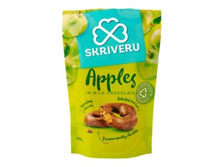 Õunad piimašokolaadis Skriveri, 100 g