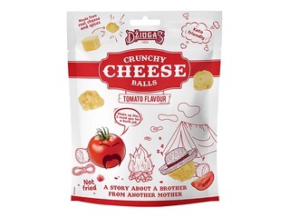 Crispy cheese balls with tomato flavor, Džiugas, 40g
