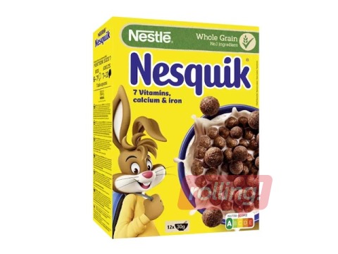 Kuivad hommikusöögid Nestle, Nesquick, 375g