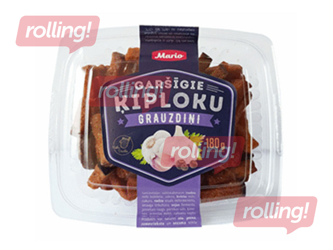 Küüslaugukrõpsud, Mario, 180g