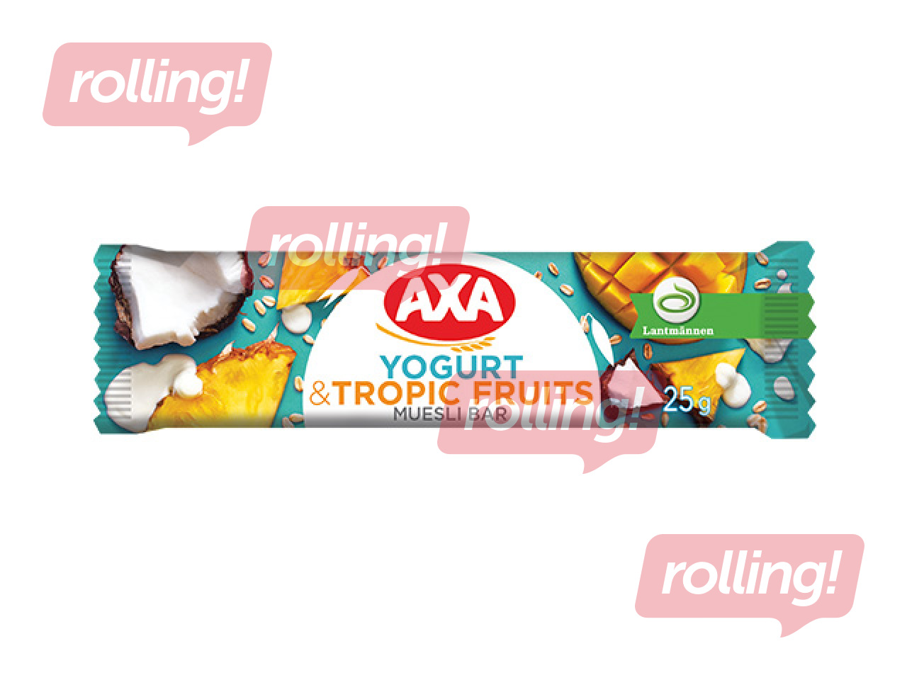 Musli batoon, AXA, jogurti ja troopiliste viljadega, 25g