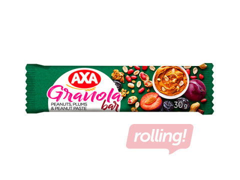 Batoniņš AXA, musli ar piena šokolādi un riekstiem, 25g