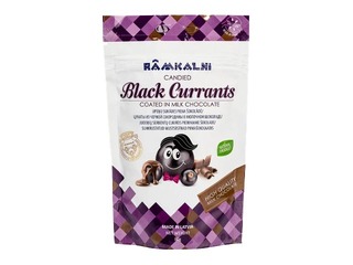 Sukaadid Rāmkalni, mustsõstratega, piimašokolaadis, 80g