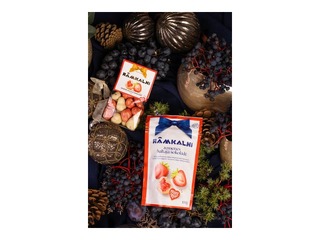 Liofiliseeritud maasikad Rāmkalni, valges šokolaadis, 100g