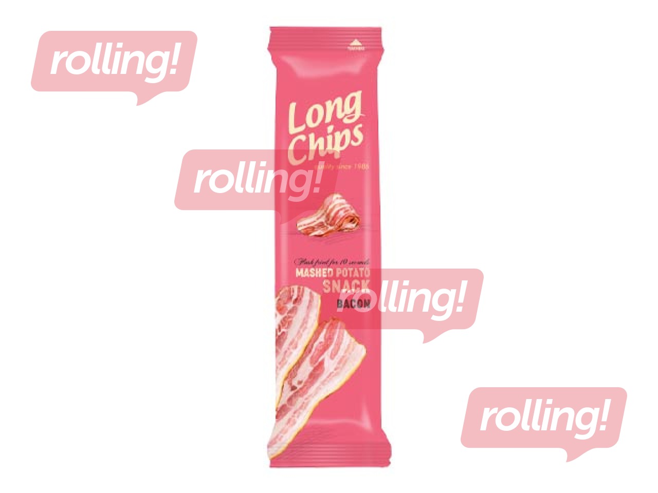 Krõpsud Long Chips, peekoni maitsega, 75g