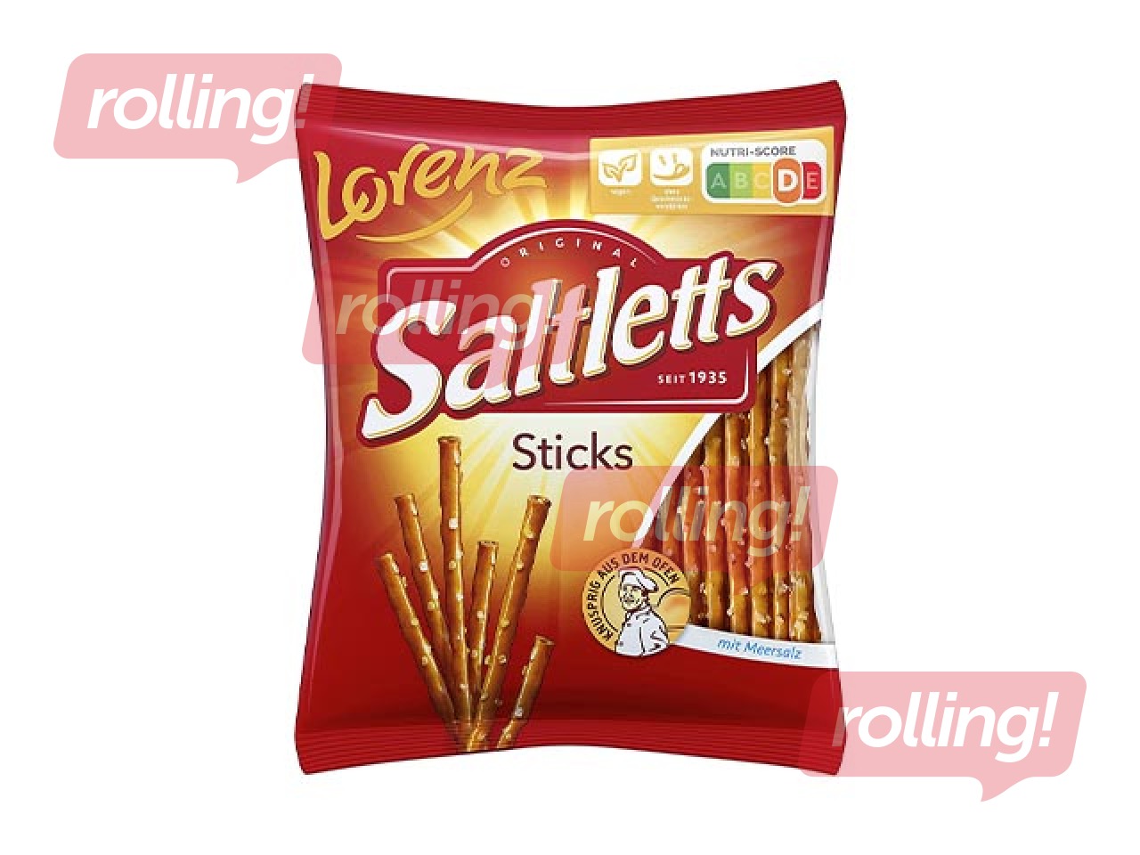 Soolased küpsisepulgad Lorenz, 75g