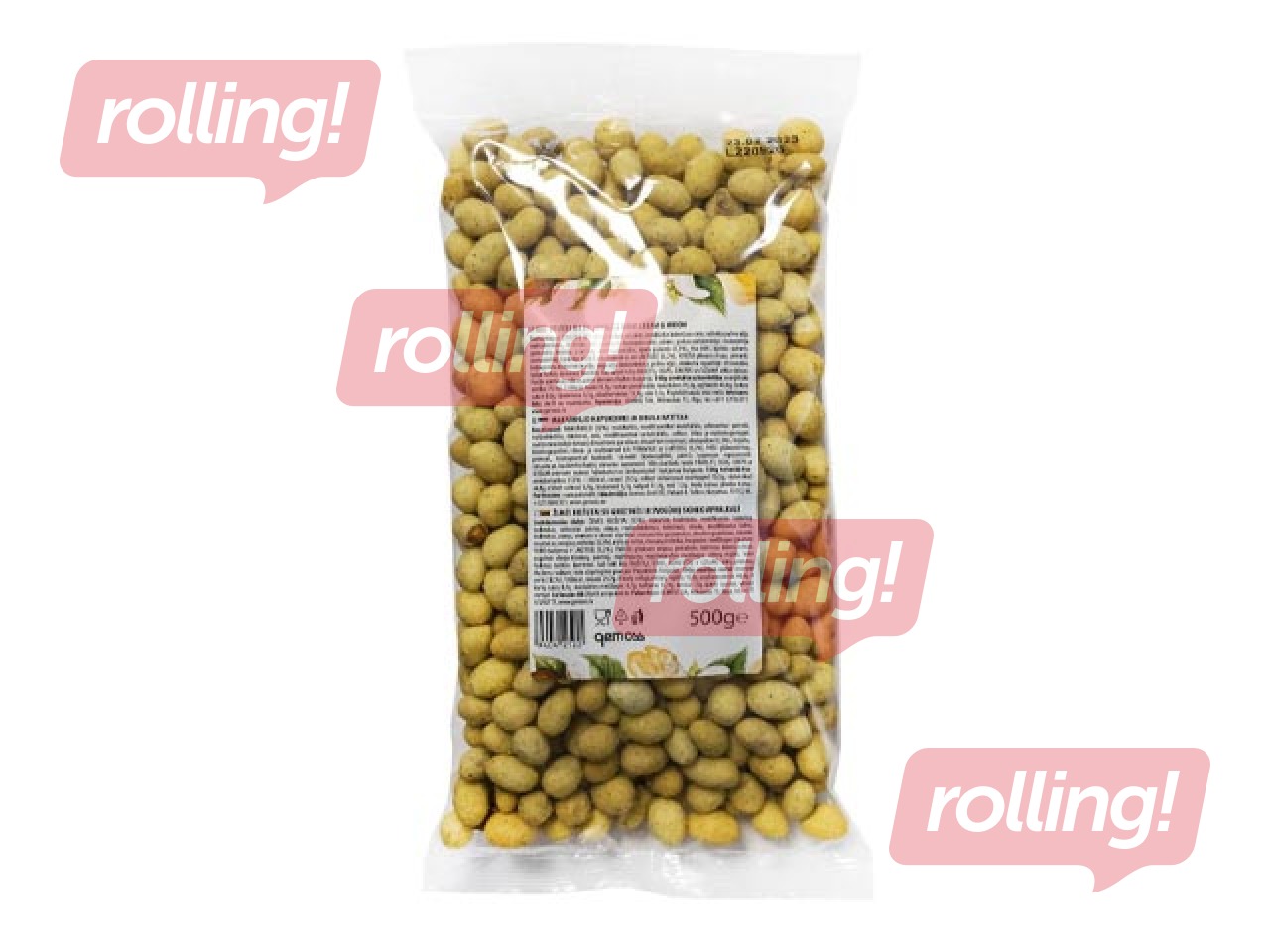 Kattekihiga maapähklid hapukoore ja sibula maitsega, 500g