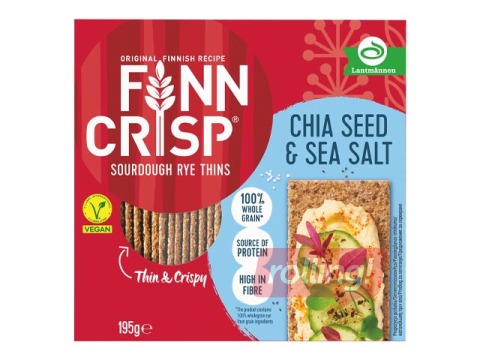 Kuivikleib Finn Crisp, tšiiaseemnetega, 195g