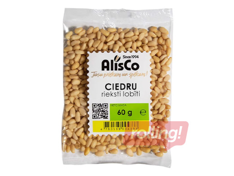 Кедровые орехи 60g,  AlisCo