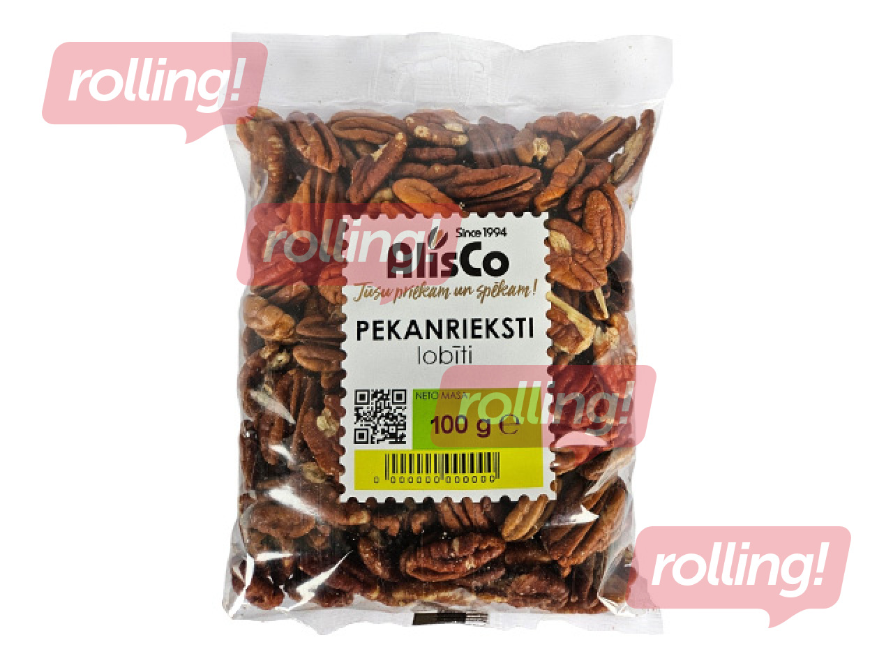 Pekaanipähklid 100g, AlisCo