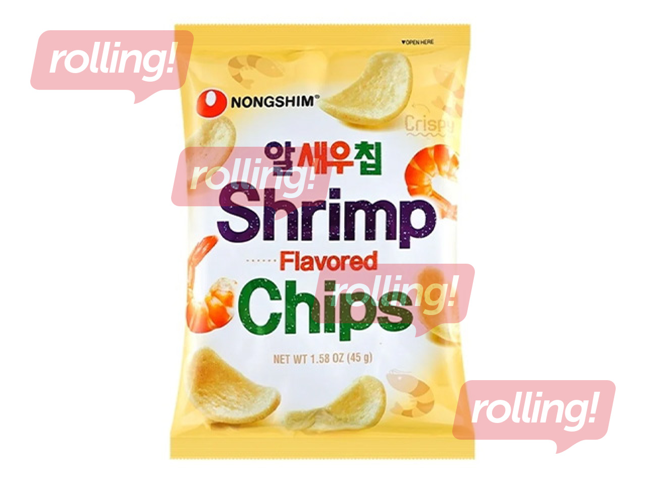 Krõpsud Nongshim krevettide maitsega, 75g