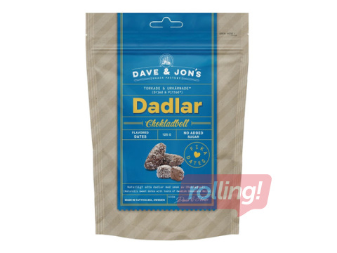 Dates Dave & Jon’s, Chocolate Balls, 125g