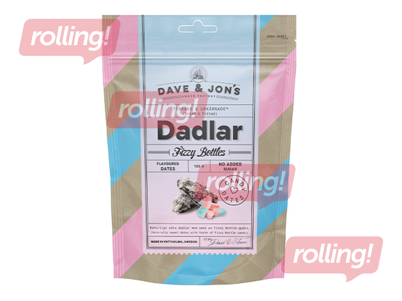Datlid Dave & Jon’s, Fizzy Bottles, 125g