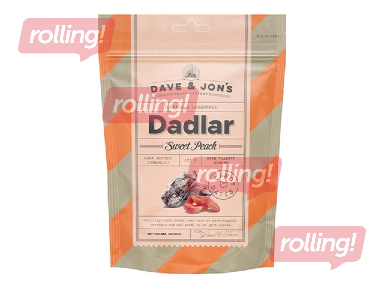 Dateles Dave & Jon’s, Sweet Peach, 125g