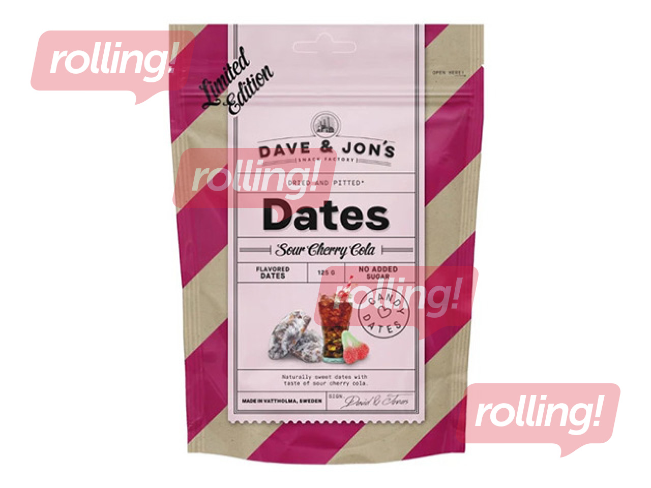 Datlid Dave & Jon’s, Cherry Cola, 125g