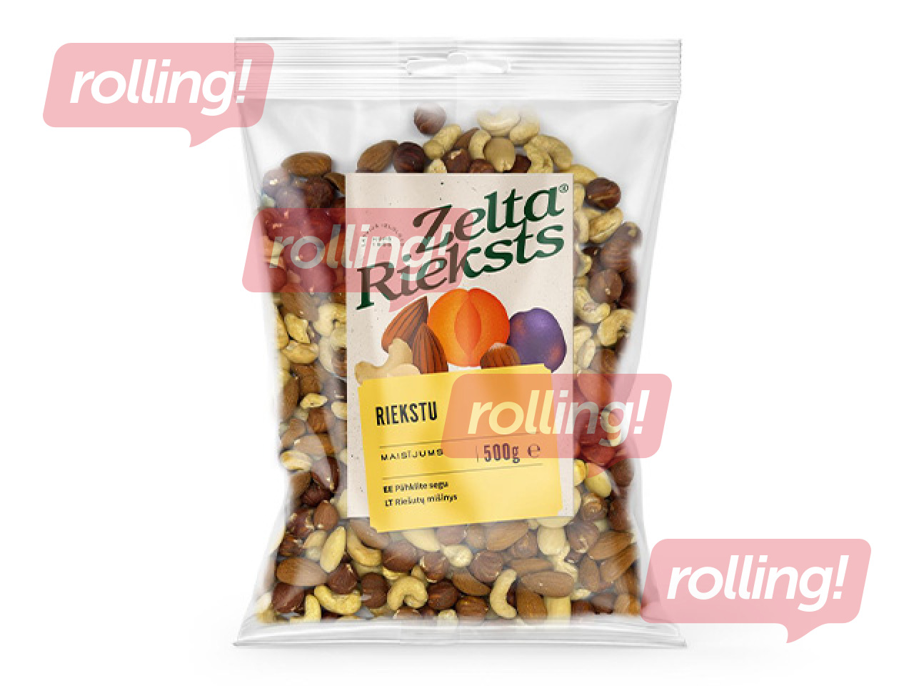 Pähklisegu Zelta rieksts, 500g