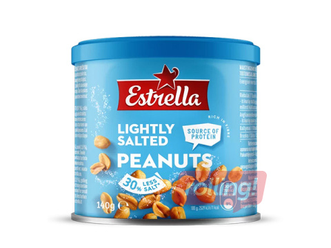 Kergelt soolatud maapähklid Estrella, 140g