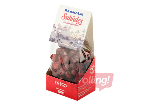 Sukaadid Rāmkalni, suured jõhvikad, 100g