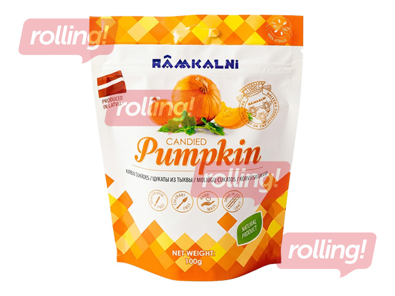 Sukaadid Rāmkalni, kõrvits, 100g