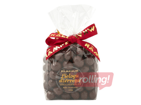 Candied cranberries Rāmkalni in milk chocolate, 150g