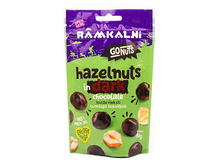 Lazdu rieksti Rāmkalni, tumšajā šokolādē, 80g