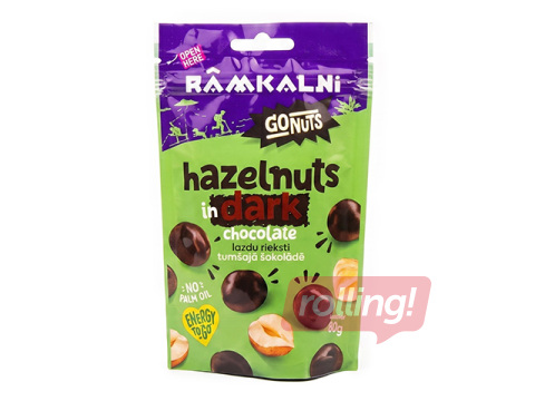 Sarapuupähklid Rāmkalni tumedas šokolaadis, 80g