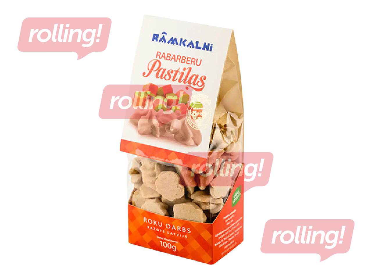 Pastila Rāmkalni, rabarber, 100g