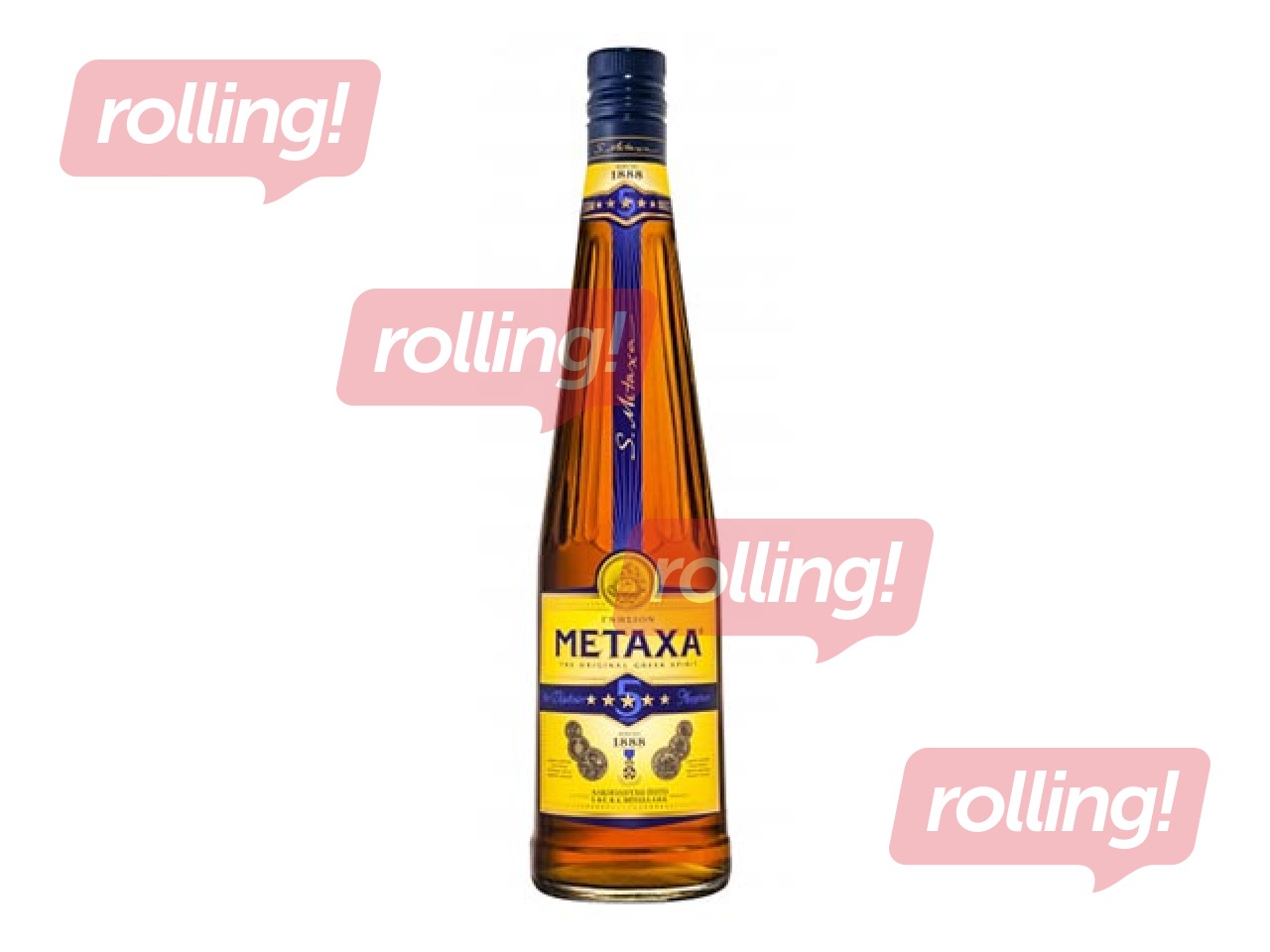EE Brandy Metaxa 5* 38% 1,0L