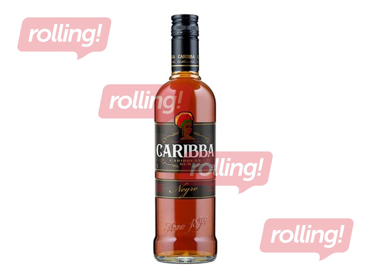 EE Rumm Caribba Negro 37,5%, 1,0 L