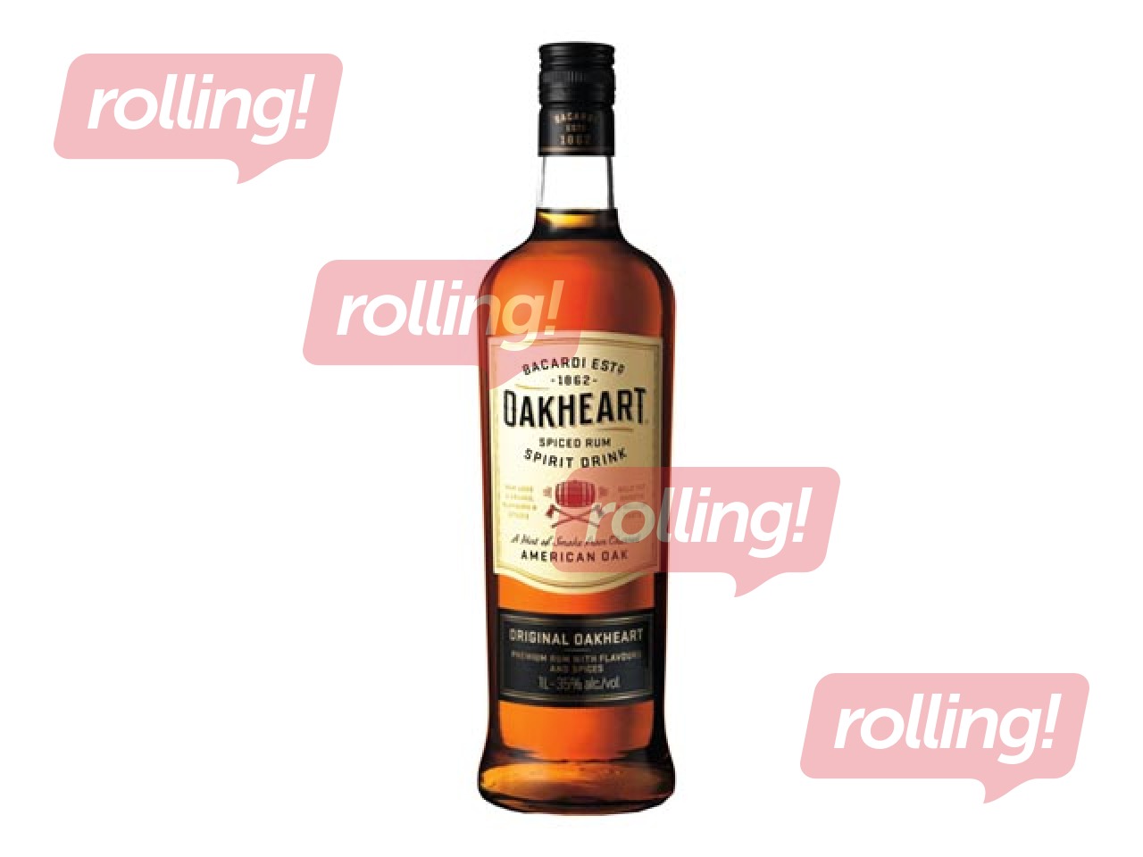 Rums Oakheart Original Spiced 35%, 1L